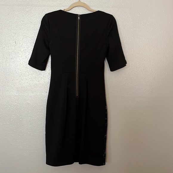 Tahari black and navy blue dress. Size 2 - Picture 6 of 8